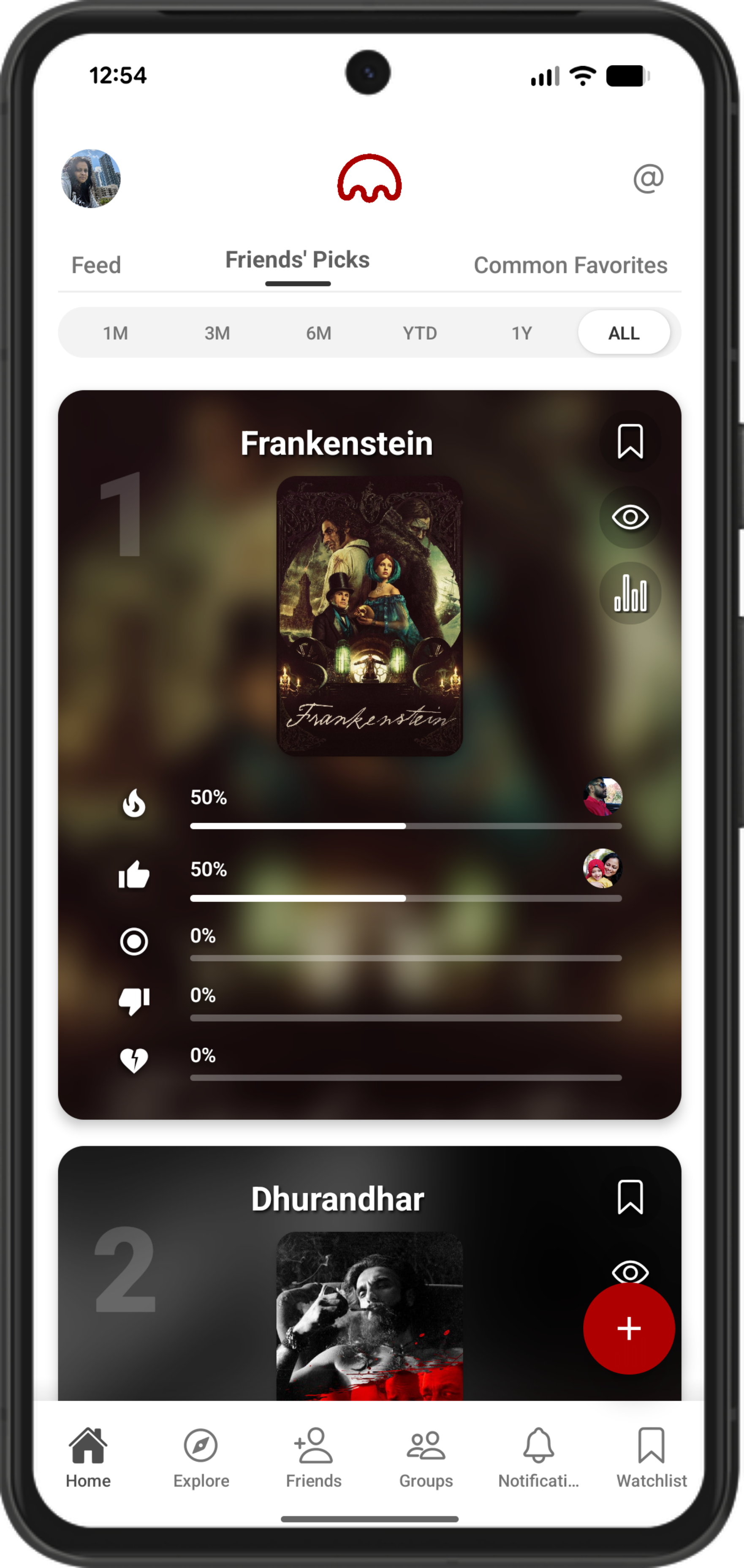 Explore Movies Your Friends Loved