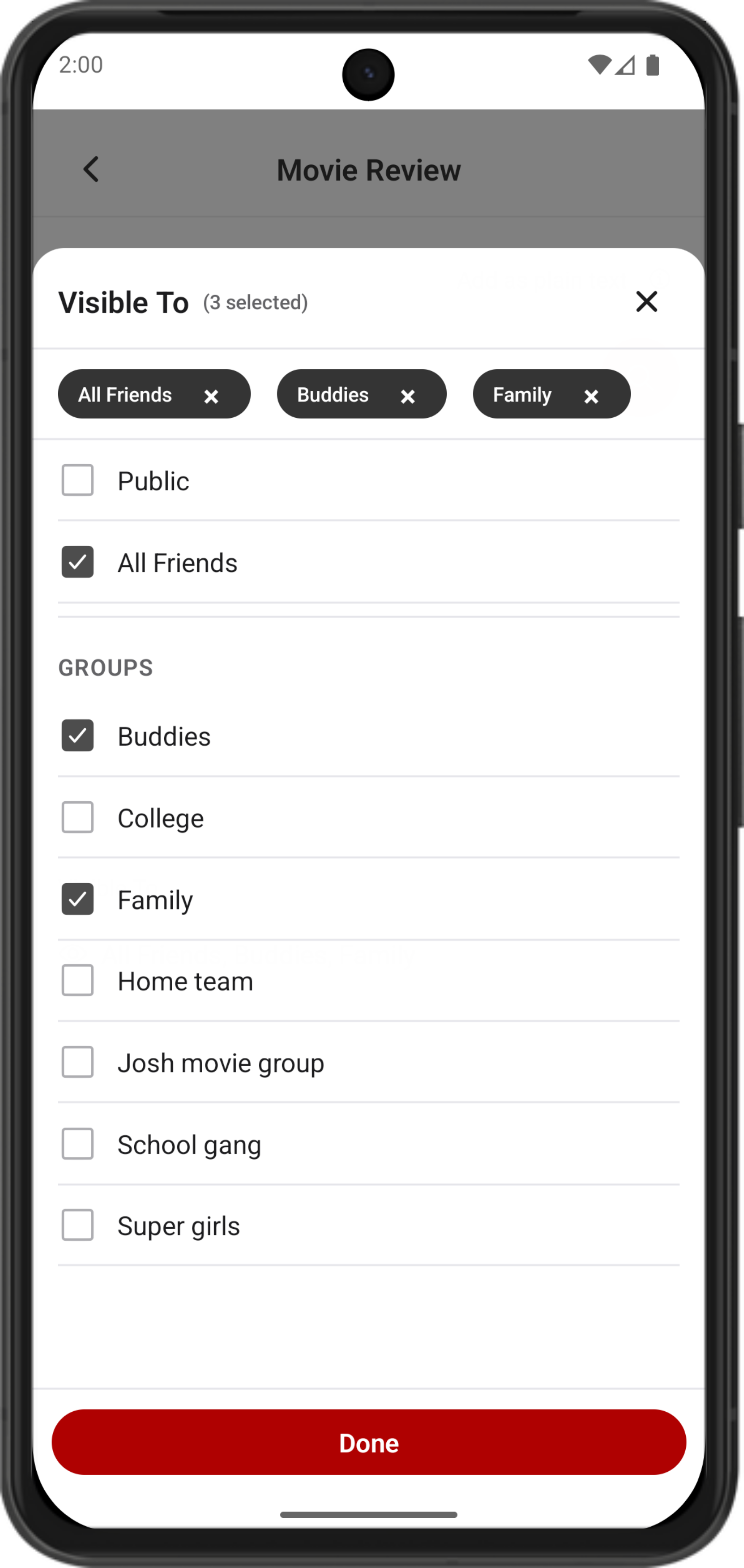 All This With Friends Only
