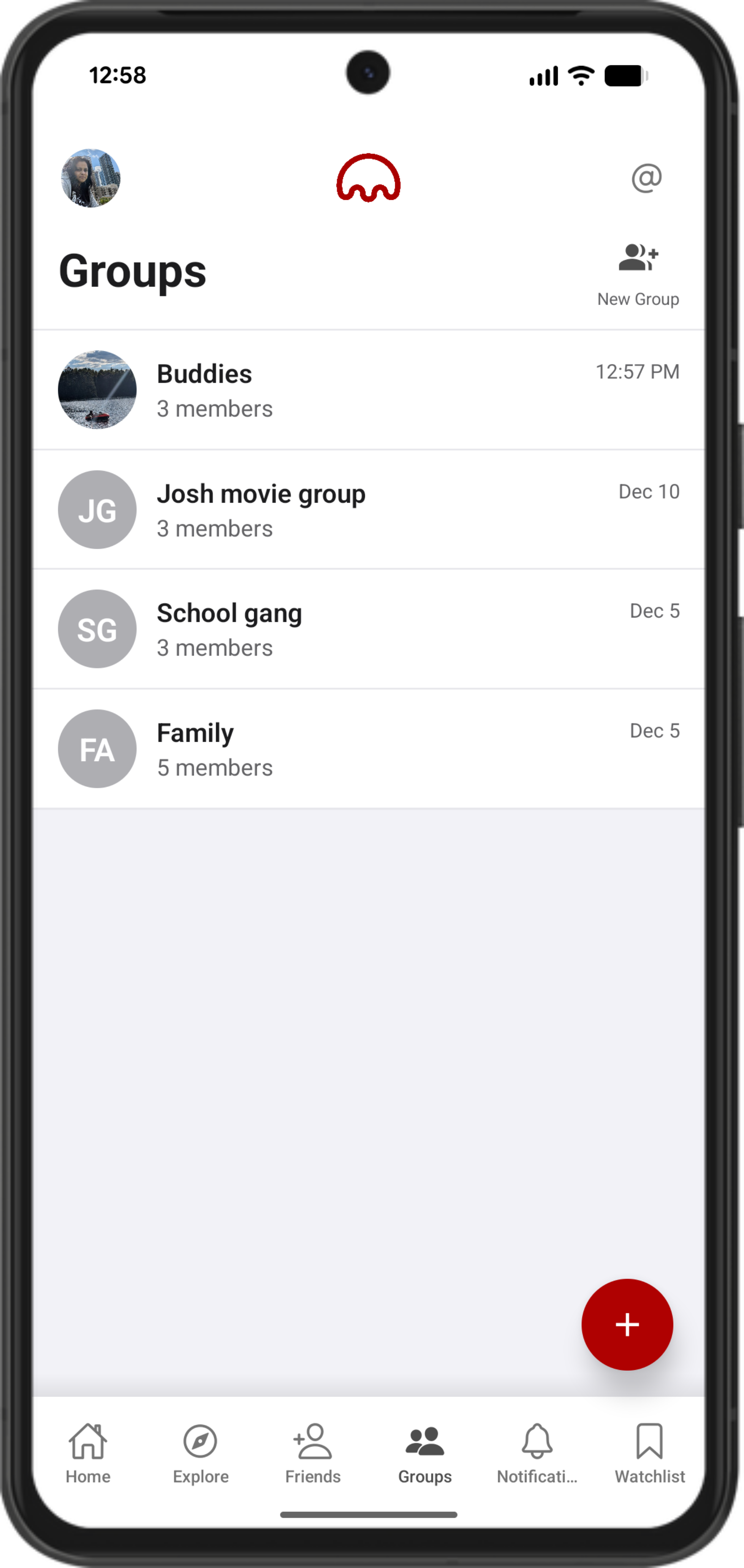 Invite Your Friends, Create Groups